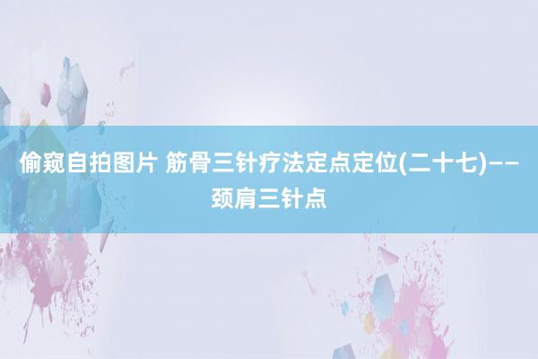 偷窥自拍图片 筋骨三针疗法定点定位(二十七)——颈肩三针点