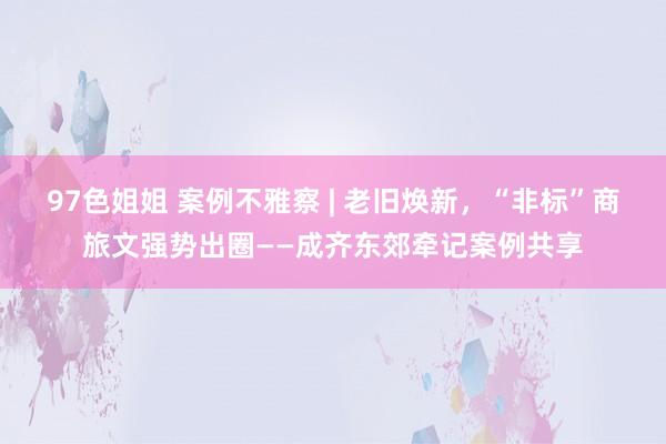 97色姐姐 案例不雅察 | 老旧焕新，“非标”商旅文强势出圈——成齐东郊牵记案例共享